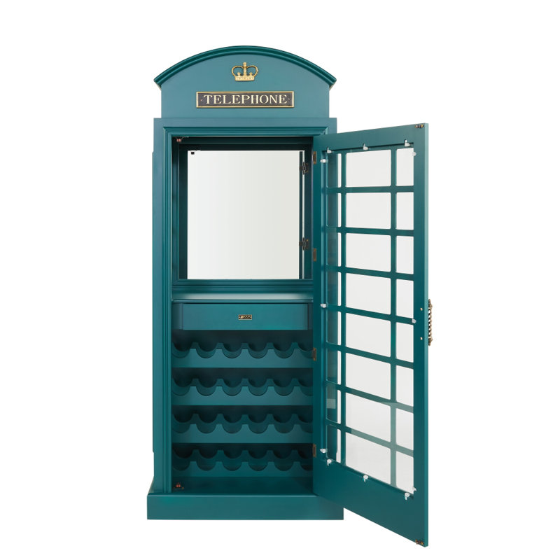 Telephone box bar cabinet sales